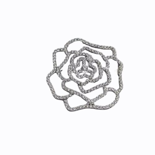 סיכת פרח אלאיה כסופה