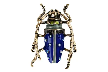 סיכת ביטל כחולה