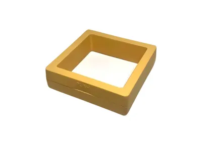 קופסת תצוגה צהובה בינונית