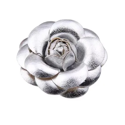 סיכת ורד בד כסף