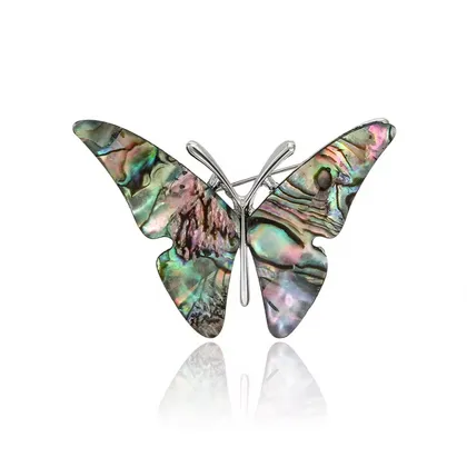 סיכת פרפר משויש