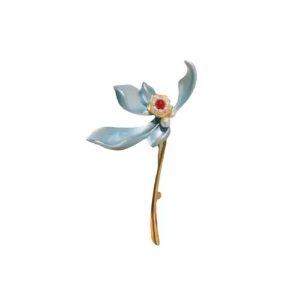 סיכת פרח עמוסי