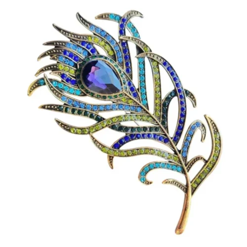 סיכת אלמוג כחול סוער