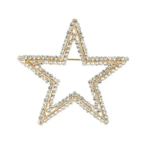 סיכת כוכב רוק מנצנץ