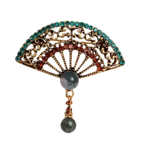 סיכת מניפה תאילנדית צבעונית