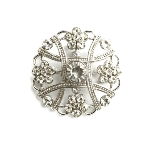 סיכת פאנל פרחוני