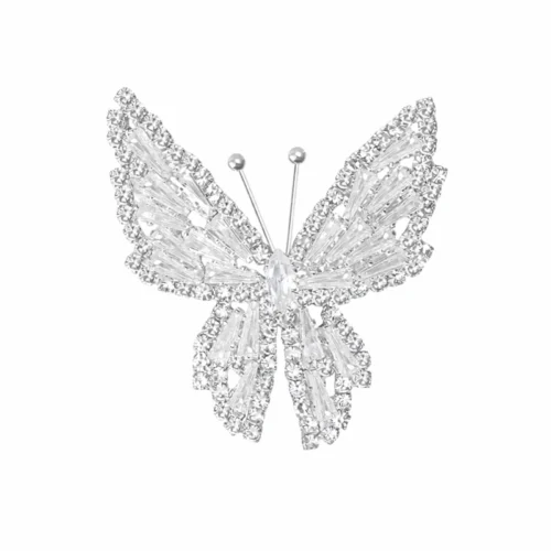 סיכת פרפר קריסטל