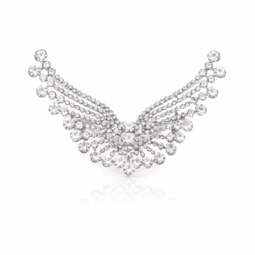 סיכת כנפי מלאך יהלום