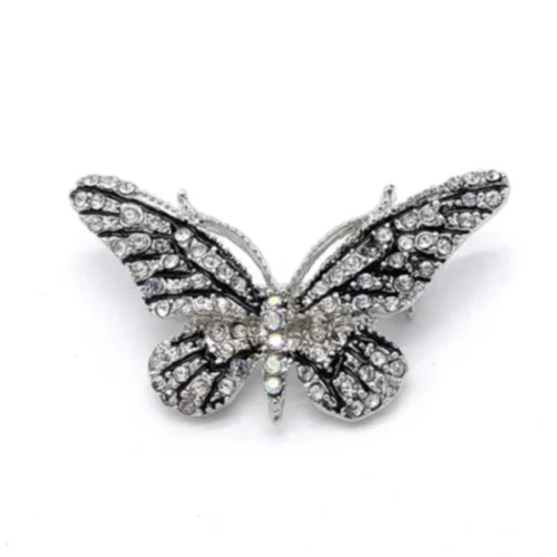 סיכת פרפר חלומות משובץ