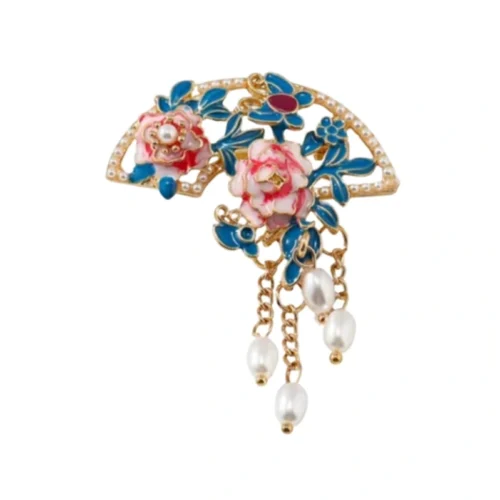 סיכת כובע שושנה