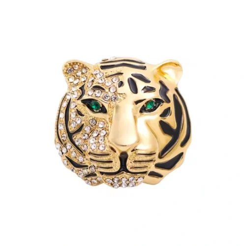 סיכת נמר משובץ