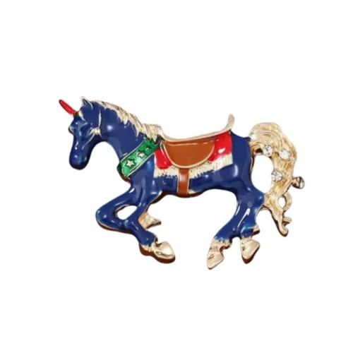 סיכת חד קרן כחול