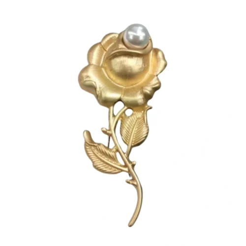 סיכת כותנה מוזהבת