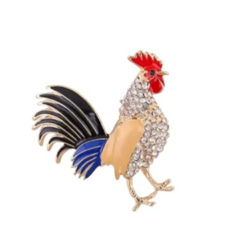 סיכת תרנגול צבעוני