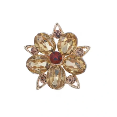 סיכת פרח ג'וזפין זהב