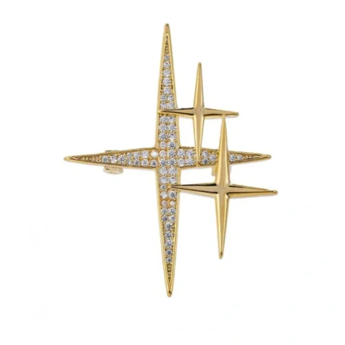 סיכת נצנוץ זהב