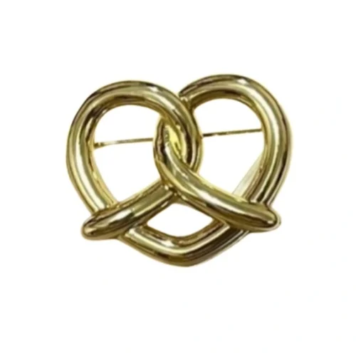 סיכת בייגלה מוזהב